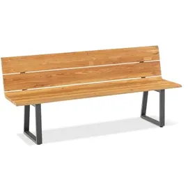 Niehoff Nova 160 x 89 x 52 cm Anthrazit/Teak