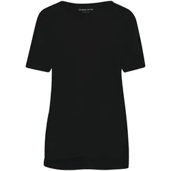 Rundhals-Shirt Benedikte Green Cotton schwarz, 52