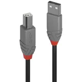 Lindy USB-A auf USB-B 2 m Schwarz