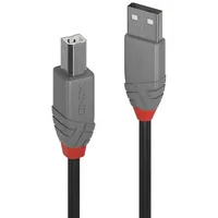 Lindy USB-A auf USB-B 2 m Schwarz