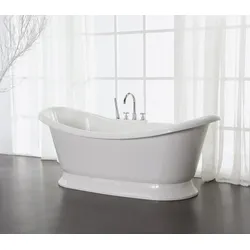 Freistehende Badewanne aus Mineralguss KZOAO-0909, Oberfläche: Matt