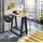 Mäusbacher Bartisch 140 x 105 x 70 cm Schwarz