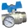 OVENTROP Kugelhahn 1 Zoll mit Thermometer