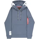 Alpha Industries Hoodie blau L