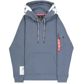 Alpha Industries Hoodie blau L