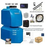 Buderus Paket Ölbrennwert Kessel GB125-18 bis 22 kw + Speicher LT 135-200+Abgassystem Edelstahl oder PP