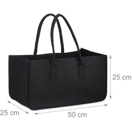 Relaxdays Kaminholztasche 50 x 25 x 25 cm 27 l 10021755_46