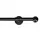 GARESA Gardinenstange GARESA "BOLTI", schwarz, L:430cm Ø:16mm, Metall, Gardinenstangen, Vorhanggarnitur, verlängerbar, Wandmontage, ohne Ringe