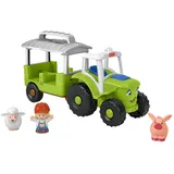 Fisher-Price Mattel Games HJN44 Little People Koffer, Figuren & Zubehör, Traktor