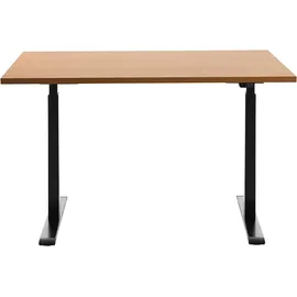 TOPSTAR Schreibtisch E-Table Buche / Schwarz