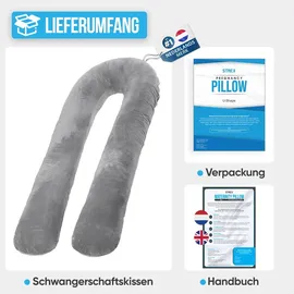 Avalo Schwangerschaftskissen 5XL 330 cm Grau