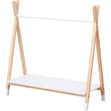 Happy Garden Kindergarderobe aus Holz und Weiß Lou