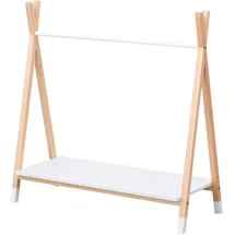 Happy Garden Kindergarderobe aus Holz und Weiß Lou