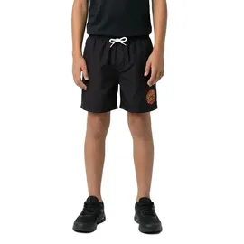 Santa Cruz Badeshorts Classic Dot Schwarz 12-14