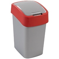 Curver Flip Bin 50 l silber/rot