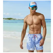 VENICE BEACH Badeshorts Venice Beach Mat Blau S