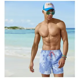 VENICE BEACH Badeshorts Venice Beach Mat Blau S