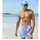 VENICE BEACH Badeshorts Venice Beach Mat Blau S