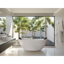 Hoesch Namur freistehende Ovalbadewanne 90 x 180 cm (4402.010305)