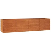 vidaXL Hochbeet Rostig 320 x 80 x 77 cm Cortenstahl