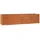 vidaXL Hochbeet Rostig 320 x 80 x 77 cm Cortenstahl