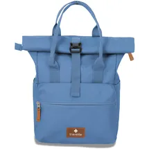 Travelite Rucksack Basic Short Handle Rollup Backpack Denim