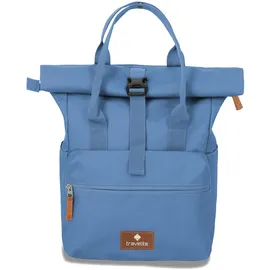 Travelite Rucksack Basic Short Handle Rollup Backpack Denim