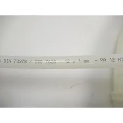 Aircraft Polyamidschlauch Ø12x10mm  Ø10mm innen, Ø12mm außen, natur
