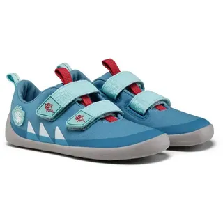 Affenzahn Barfußschuh Lucky Hai Hellblau / Rot 35