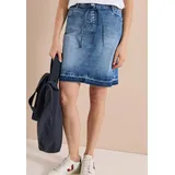 Cecil Jeansrock Damen Blau 34