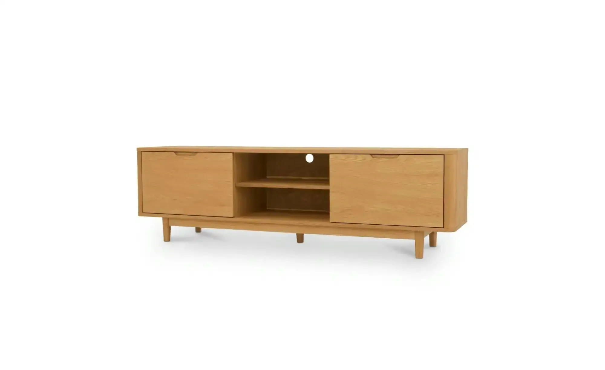 Furnhouse Lowboard   ¦ holzfarben ¦ Maße (cm): B: 180 H: 52