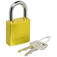 ABUS Vorhangschloss Aluminium 72/40 gelb B/EFSPP