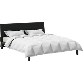 vidaXL 2-in-1 Bettdecke Weiß 200 x 200 cm Feder