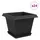 vidaXL Blumentöpfe 24 pcs 28,5 x 28,5 x 22 cm Schwarz