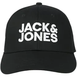 Baseball Cap JACK & JONES "JACGALL BASEBALL CAP NOOS", Damen, schwarz, Baumwolle, unifarben, modisch, Caps