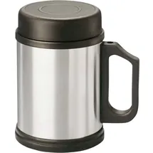 MATO interpräsent Thermobecher Edelstahl (gebürstet), Schwarz 0.350l 4093