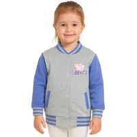 UNITED LABELS College-Jacke Grau/Lila 86