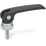 GANTER Exzenterspanner 82, M6 x 20, Form A, Kunstoff-Auflagescheibe