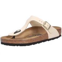 Birkenstock Damen Madrid Big Buckle Pantoletten, beige, 36 EU Étroit - 36 EU Schmal