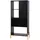 Möbilia Melia Standregal 72,5 x 35,5 x 154 cm Schwarz