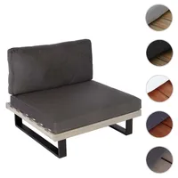 Mendler HWC-H54 Loungesessel grau