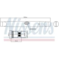 Nissens Trockner, Klimaanlage 95786
