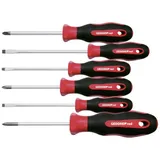 Gedore Schraubendreher-Satz 6-teilig PH0 rot/schwarz