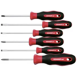 Gedore Schraubendreher-Satz 6-teilig PH0 rot/schwarz