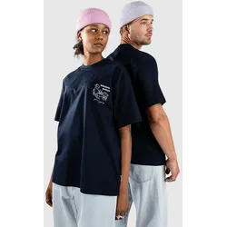 Woodbird Baine Noodle T-Shirt navy Gr. S