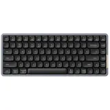 LOFREE Flow84 Low Profile Mechanische Tastatur, 75% wiederaufladbar, kabellose Tastaturen mit Bluetooth und Kabelverbindung für Windows, Mac OS/Phantom Tactile Switches, Space Black