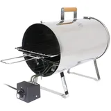 MUURIKKA Räucherofen PRO 1100W Regelbarer Elektro-Smoker kompakt aus Edelstahl, für Fisch & Fleisch