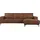 otto home Ecksofa OTTO HOME "Polsterecke Oland, Struktur, Flachgewebe, Luxus-Microfaser, Boucle", braun (cognac), B:280cm H:85cm T:152cm, Struktur weich (100% Polyester);Luxus-Microfaser (100% Polyester);Webstoff (100% Polyester), Sofas, Ecksofa, L-Form, 280 cm,