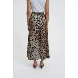 Smith & Soul Maxirock Damen Animalprint Braun/Schwarz XXL