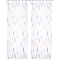 HOME WOHNIDEEN Vorhang »PAOLO«, (2 St.), 2er Pack Schlaufenschal